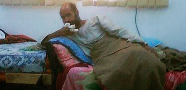 Imagen de Saif al Islam tras ser detenido. | Reuters/Libya Free TV