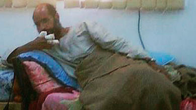 Imagen de Saif al Islam tras ser detenido. | Reuters/Libya Free TV