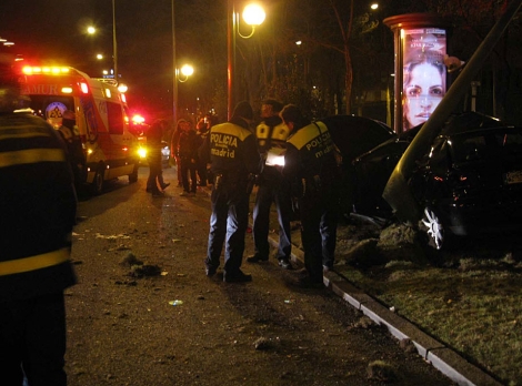 Imagen del lugar del accidente. (Emergencias Madrid)