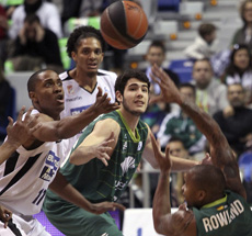 Partido Unicaja-Obradoiro. | Efe
