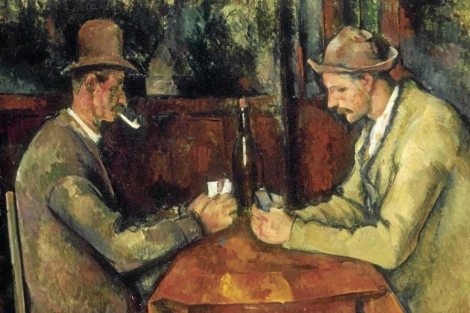 'Los jugadores de cartas' de Paul Cezanne.