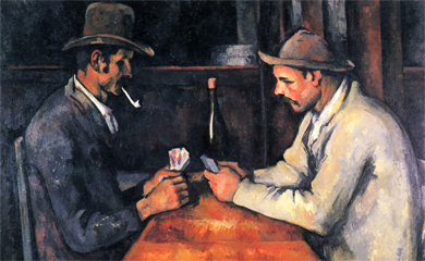 'Los jugadores de cartas'.