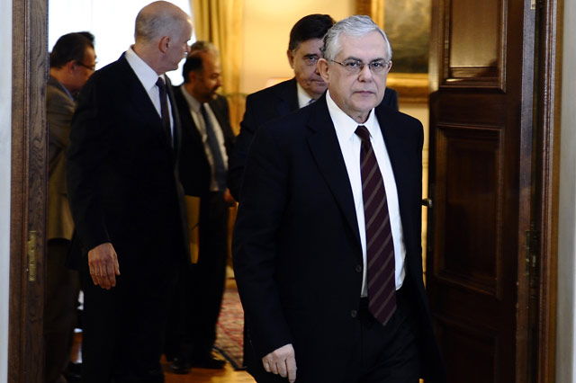 El primer ministro griego, Lucas Papademos. | Afp