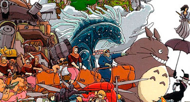 Portada de 'El mundo invisible de Hayao Miyazaki'. MÁS IMÁGENES
