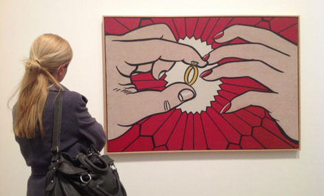 Otra de las obras del artista expuestas en la Tate Gallery. | C. F. Otra de las obras del artista expuestas en la Tate Gallery. | C. F.