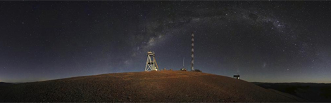 Panorama del cielo en el cerro Armanzones (Chile), donde se construirá el EELT. | ESO