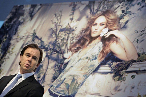 Karl-Johan Persson, CEO de H&M, en Estocolmo en la presentación de resultados. | Reuters