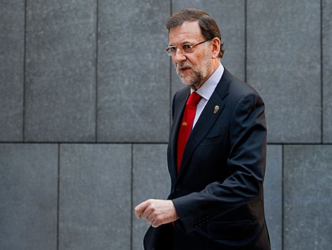 Mariano Rajoy, durante la visita del CIO a Madrid. | Gonzalo Arroyo