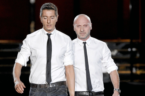 Los diseñadores Dolce & Gabbana.