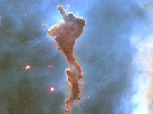 La 'peineta' cósmica. | NASA