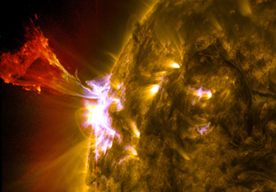 Explosión solar capturada por el SDO. | NASA