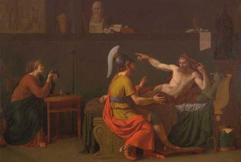 Anaxágoras y Péricles, pintados por Augustin-Louis Belle. | EM