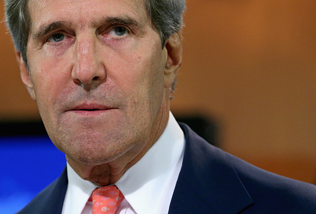 John Kerry durante su intervención del pasado lunes.| Afp