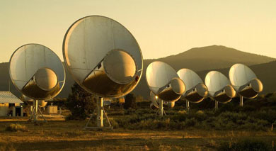 Red de antenas en el observatorio de Hat Creek.| SETI