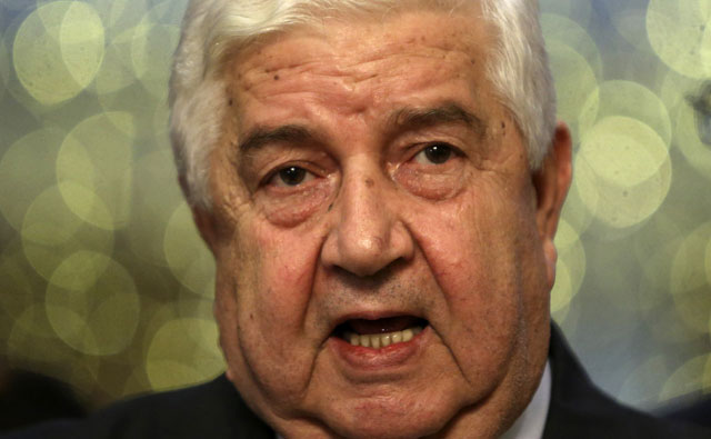 El ministro de Exteriores sirio, Walid Muallen. | Foto: Reuters