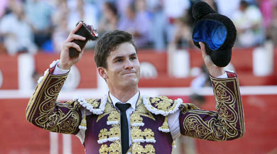 Luque paseó la única oreja. | Luis Vizcaíno