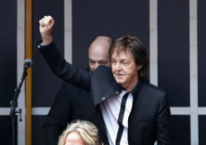 Paul McCartney, tras la actuación. | Reuters