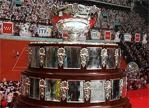La Copa Davis, actualmente en poder de España.