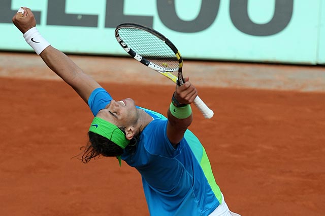 Nadal celebra el triunfo ante Nalbandian. | Ap