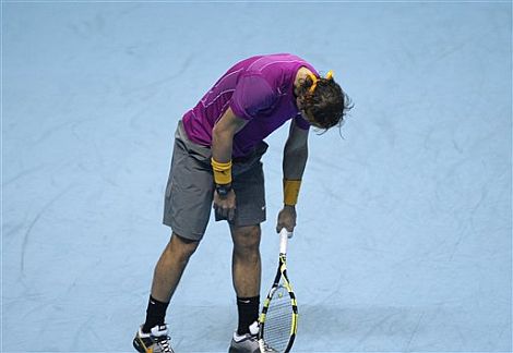 Rafa Nadal, durante la final ante Federer. | Ap