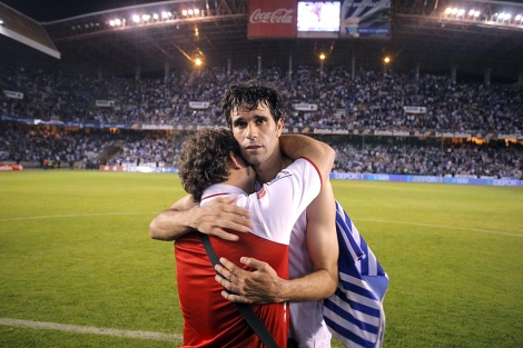 Valerón desciende con el Deportivo de la Coruña a la Liga Adelante