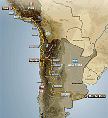 Mapa del recorrido de 2012. | Ap