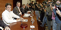 Isidre Esteve, Alberto Ruiz-Gallard�n y Carlos Sainz (Foto: Jaime Villanueva)