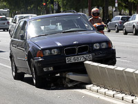 Accidente de tr�fico. Foto: Ester Lobato.