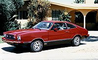 Segunda generación del Ford Mustang en 1974.