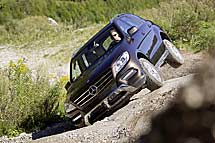 Al volante del Mercedes ML Al volante del Mercedes ML
