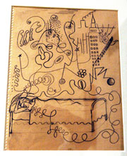 Boceto de 'el sueño', incluido en una de sus cartas a Eloesser (Foto: EFE)