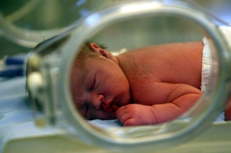 Recién nacido en una incubadora. | Eddy Kelele