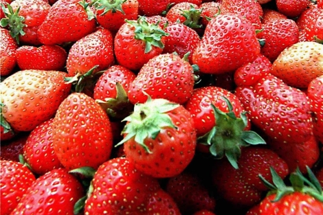 Las fresas tienen un alto contenido en antioxidantes.