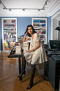 Ofelia Grande, directora de la editorial Siruela, en su despacho.