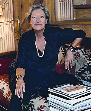 La diseñadora Elsa Peretti.