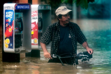 El huracán Ingrid y la tormenta Manuel  en México