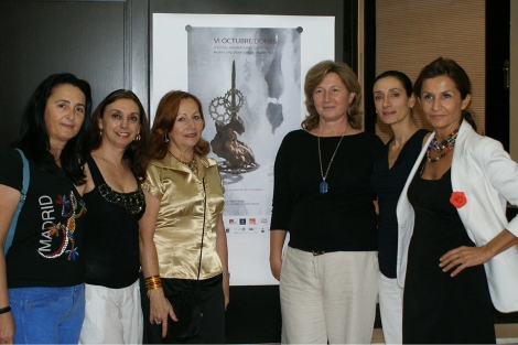 Henar del Paso, Ana A. Millás, Antonia Bueno, Giovanna Ribes, Rosana Pastor y Nuria Cidoncha.